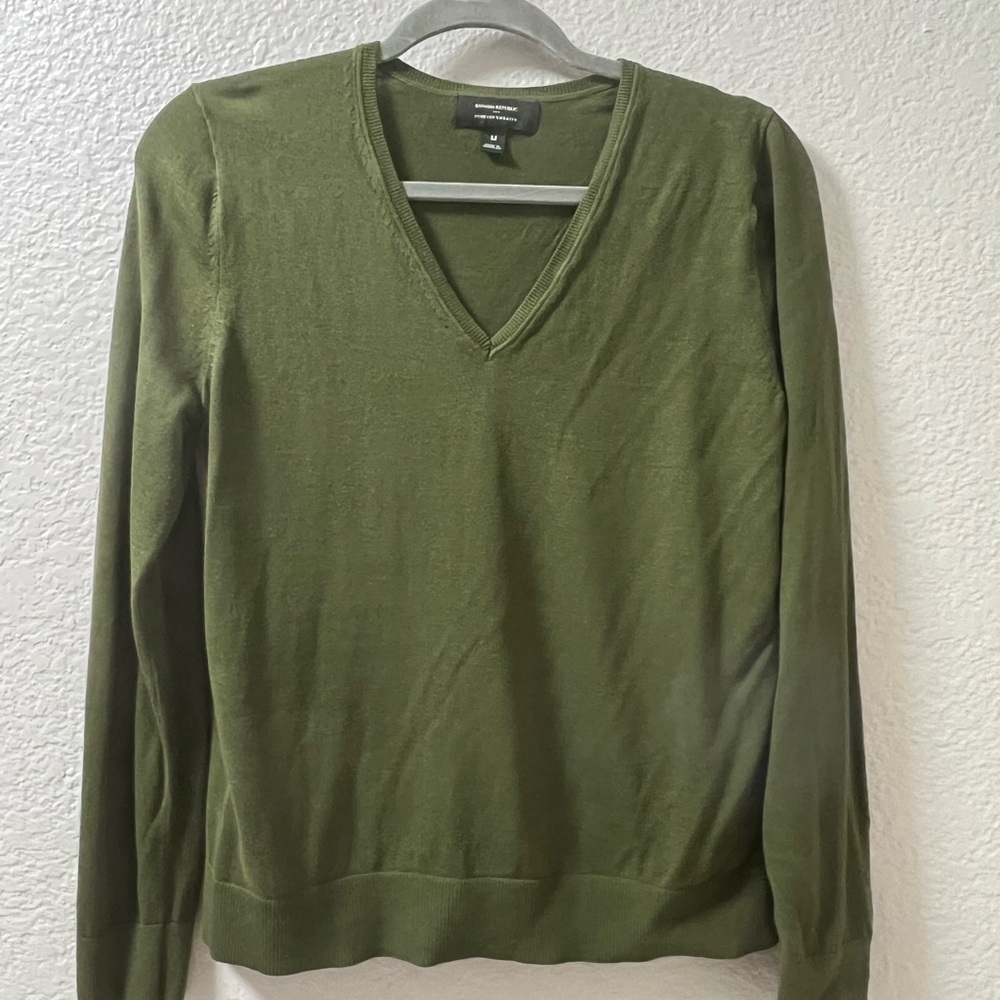 Banana Republic Forest Green Sweater